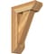 Ekena Millwork Traditional Slat Rough Sawn Bracket w/ Offset Brace, Western Red Cedar, 6"W x 16"D x 24"H BKT0604X16X24TRA06RWR - alternate 1